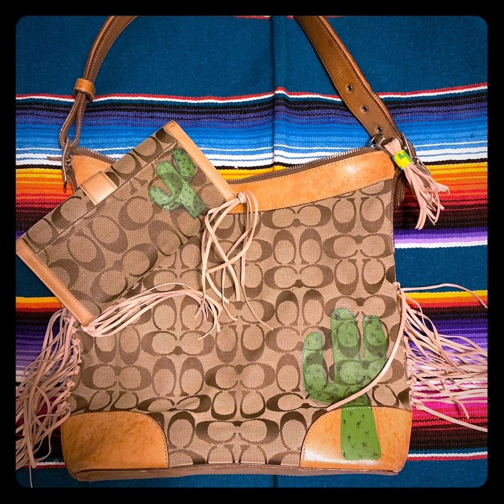 Coach purse and wallet